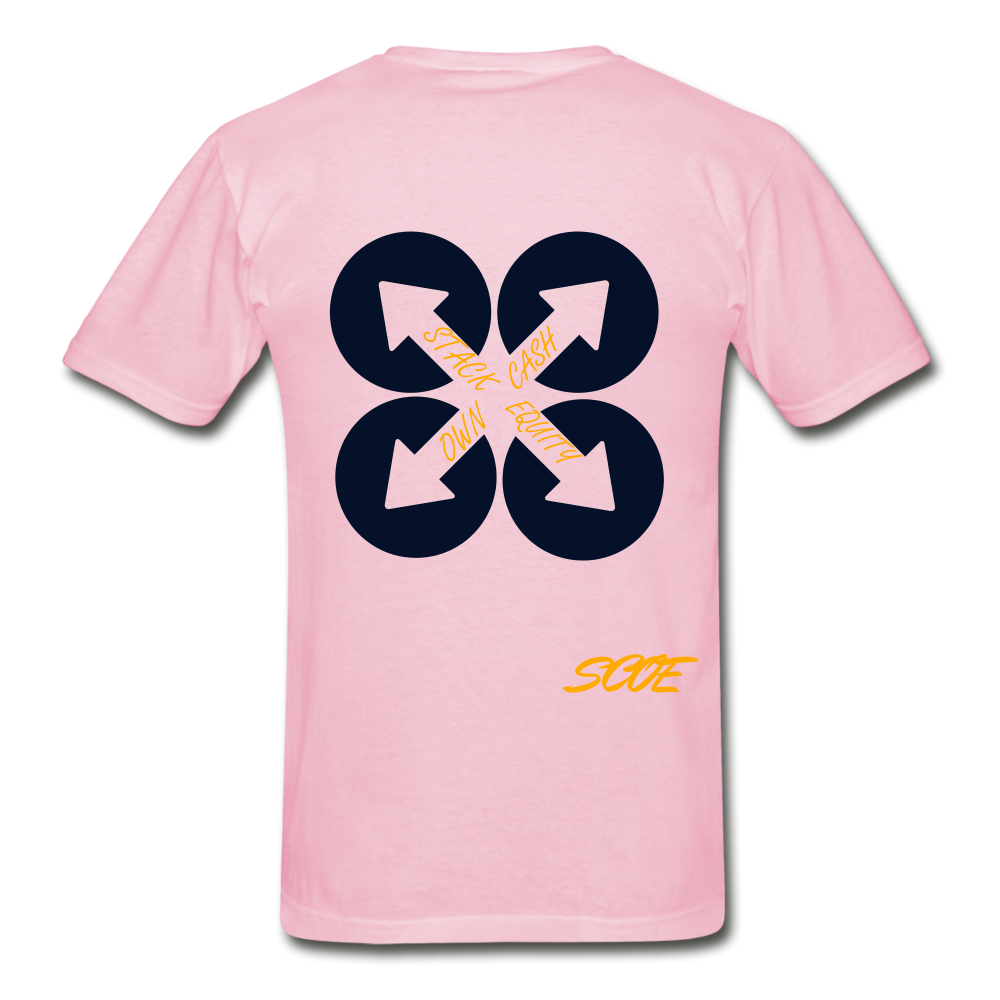 S.C.O.E Debt Free T-Shirt - light pink