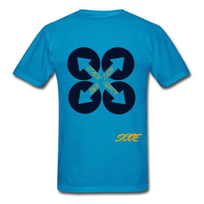 S.C.O.E Debt Free T-Shirt - turquoise