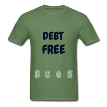 Load image into Gallery viewer, S.C.O.E Debt Free T-Shirt - military green
