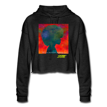 Load image into Gallery viewer, S.C.O.E Black Queen Cropped Hoodie - deep heather