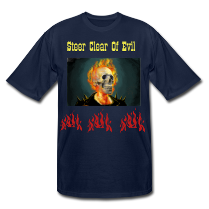 S.C.O.E Steer Clear Of Evil T-Shirt - navy
