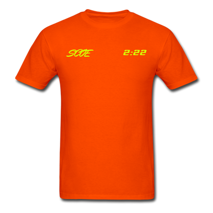 S.C.O.E 2:22 Hustle Shirt - orange