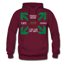 Load image into Gallery viewer, S.C.O.E &quot;Money often Costs 2 Much&quot; Hoodie - burgundy