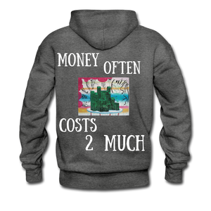 S.C.O.E "Money often Costs 2 Much" Hoodie - charcoal gray