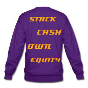 S.C.O.E Root of All Evil Crewneck Sweatshirt - purple