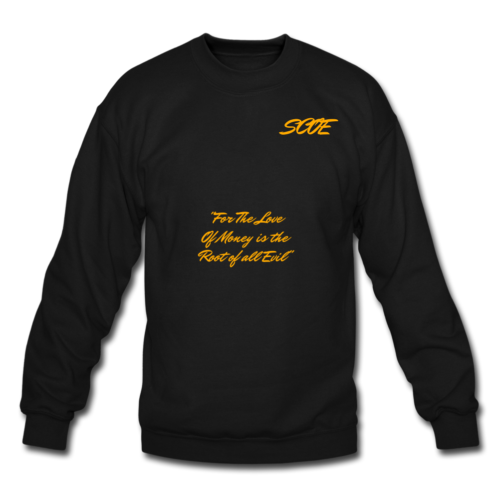 S.C.O.E Root of All Evil Crewneck Sweatshirt - black