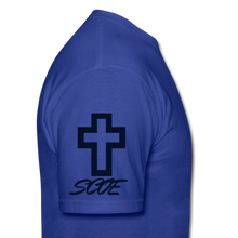 Load image into Gallery viewer, S.C.O.E GodMade T-Shirt - royal blue