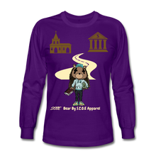 Load image into Gallery viewer, S.C.O.E Bear Spiritually Wealthy Long Sleeve - purple