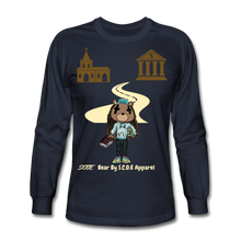 Load image into Gallery viewer, S.C.O.E Bear Spiritually Wealthy Long Sleeve - navy