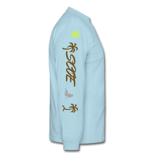 Load image into Gallery viewer, S.C.O.E Bear Spiritually Wealthy Long Sleeve - powder blue