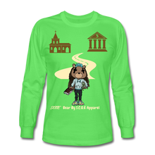 Load image into Gallery viewer, S.C.O.E Bear Spiritually Wealthy Long Sleeve - kiwi