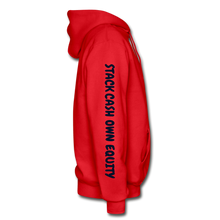 Load image into Gallery viewer, S.C.O.E Bear Money Zip Hoodie - red