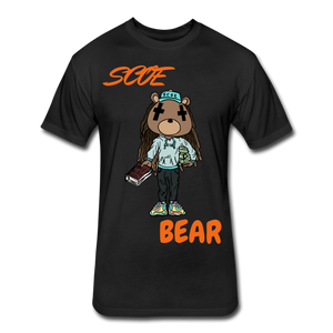 S.C.O.E Bear $ T-Shirt - black