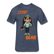 Load image into Gallery viewer, S.C.O.E Bear $ T-Shirt - heather navy