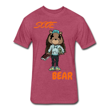 Load image into Gallery viewer, S.C.O.E Bear $ T-Shirt - heather burgundy