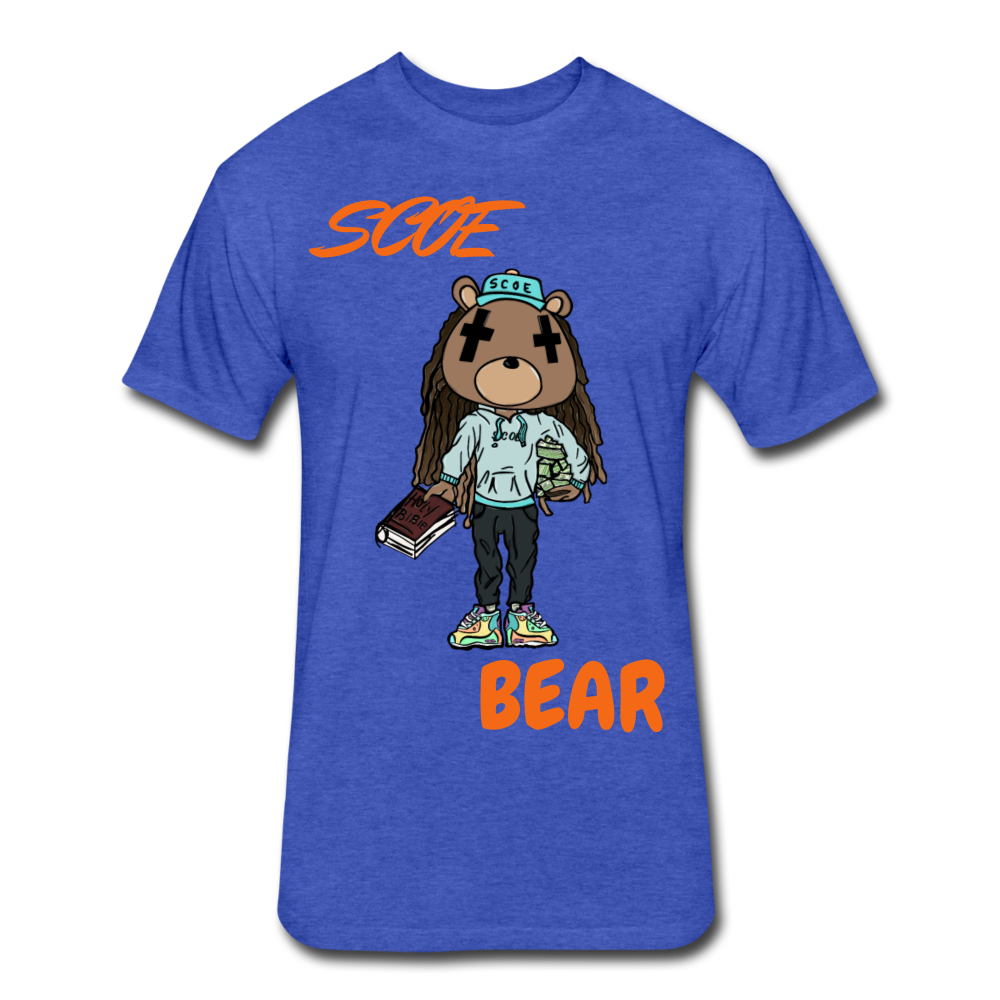 S.C.O.E Bear $ T-Shirt - heather royal