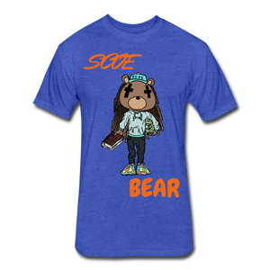 S.C.O.E Bear $ T-Shirt - heather royal