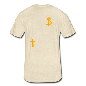 S.C.O.E Bear $ T-Shirt - heather cream
