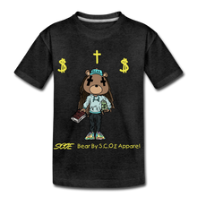 Load image into Gallery viewer, S.C.O.E Bear Kids $ T-Shirt - charcoal gray