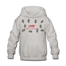 Load image into Gallery viewer, S.C.O.E Bear Kids Hoodie - heather gray