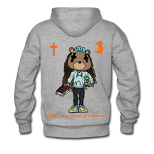 Load image into Gallery viewer, S.C.O.E Bear &quot;Faith Is&quot; Hoodie - heather gray