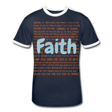 Load image into Gallery viewer, S.C.O.E Bear &quot;Faith Is&quot; T-Shirt - navy/white