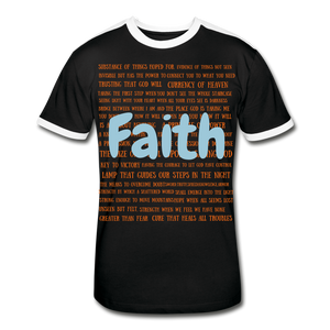 S.C.O.E Bear "Faith Is" T-Shirt - black/white