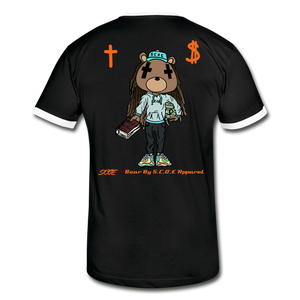 S.C.O.E Bear "Faith Is" T-Shirt - black/white