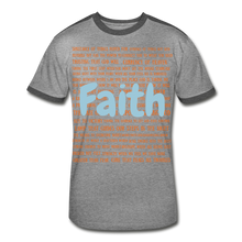 Load image into Gallery viewer, S.C.O.E Bear &quot;Faith Is&quot; T-Shirt - heather gray/charcoal