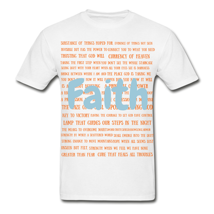 S.C.O.E Bear "Faith Is" T-Shirt - white
