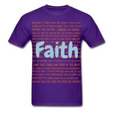 Load image into Gallery viewer, S.C.O.E Bear &quot;Faith Is&quot; T-Shirt - purple