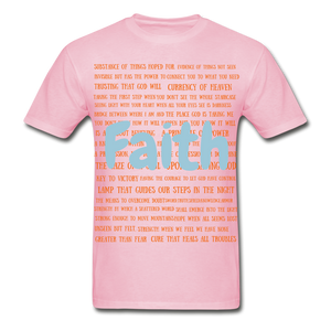 S.C.O.E Bear "Faith Is" T-Shirt - light pink