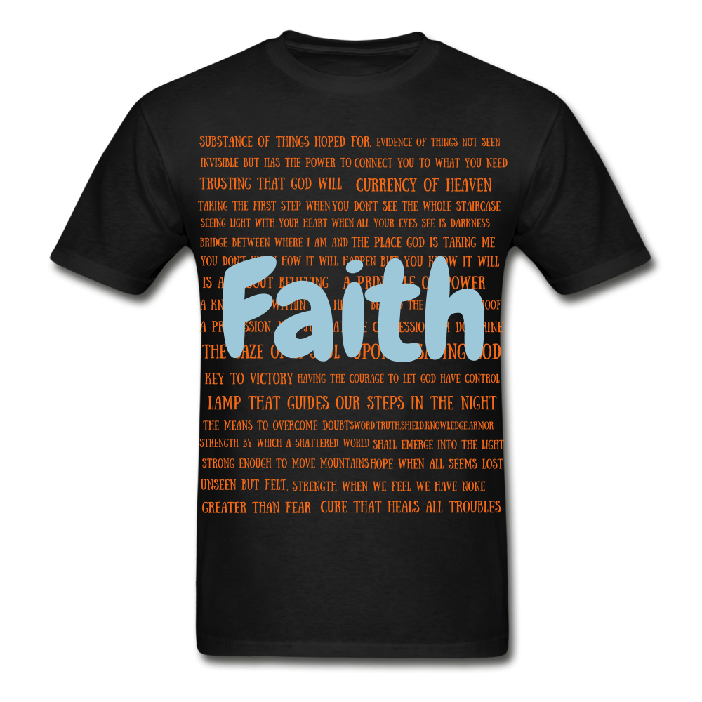 S.C.O.E Bear "Faith Is" T-Shirt - black