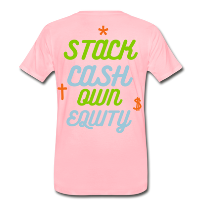 S.C.O.E Bear Financial Freedom x Spiritual Security T-Shirt - pink