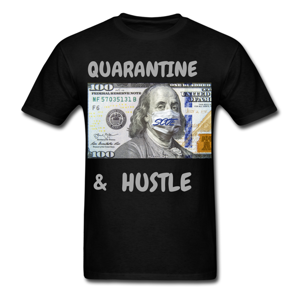 S.C.O.E Quarantine & Hustle T-Shirt - black