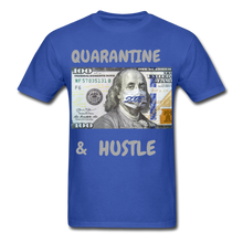 Load image into Gallery viewer, S.C.O.E Quarantine &amp; Hustle T-Shirt - royal blue
