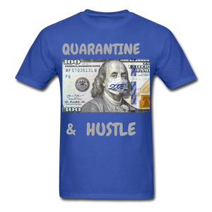 S.C.O.E Quarantine & Hustle T-Shirt - royal blue