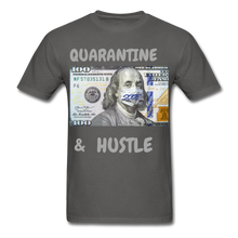 Load image into Gallery viewer, S.C.O.E Quarantine &amp; Hustle T-Shirt - charcoal