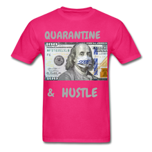 Load image into Gallery viewer, S.C.O.E Quarantine &amp; Hustle T-Shirt - fuchsia