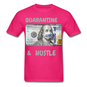 S.C.O.E Quarantine & Hustle T-Shirt - fuchsia