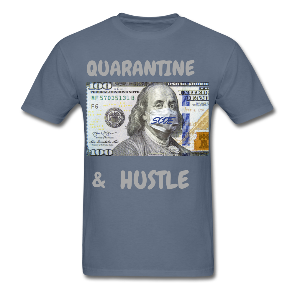 S.C.O.E Quarantine & Hustle T-Shirt - denim