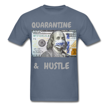 Load image into Gallery viewer, S.C.O.E Quarantine &amp; Hustle T-Shirt - denim