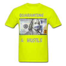 Load image into Gallery viewer, S.C.O.E Quarantine &amp; Hustle T-Shirt - safety green