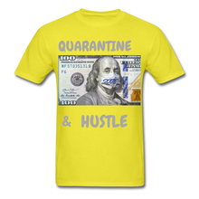 Load image into Gallery viewer, S.C.O.E Quarantine &amp; Hustle T-Shirt - yellow
