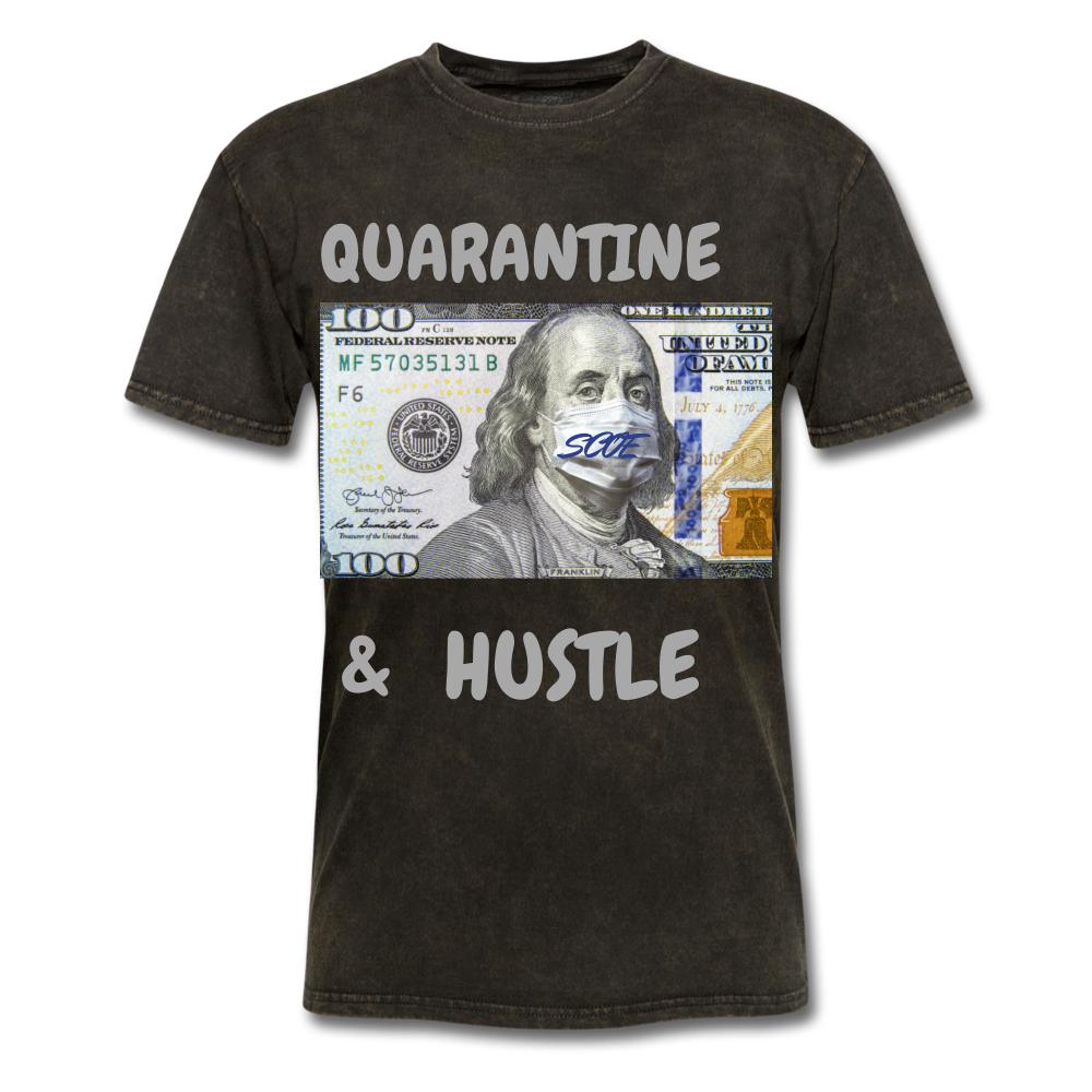 S.C.O.E Quarantine & Hustle T-Shirt - mineral black