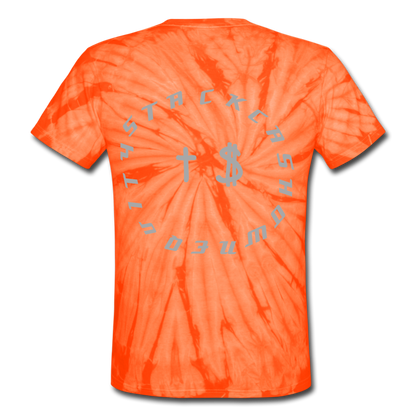 S.C.O.E Bear Tie Dye T-Shirt - spider orange