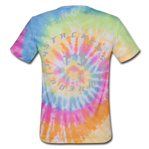 S.C.O.E Bear Tie Dye T-Shirt - rainbow