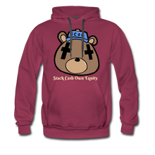 Load image into Gallery viewer, S.C.O.E Bear Premium Hoodie - burgundy