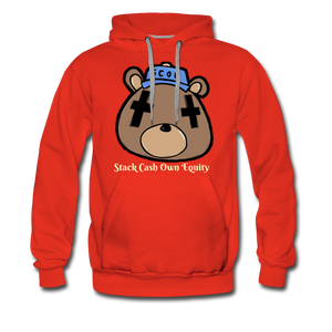 S.C.O.E Bear Premium Hoodie - red