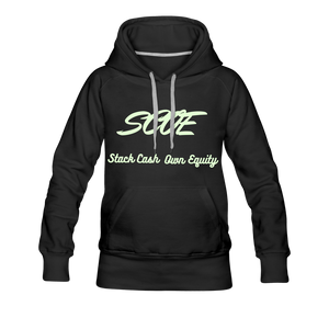 S.C.O.E Women's Glow Hoodie - black
